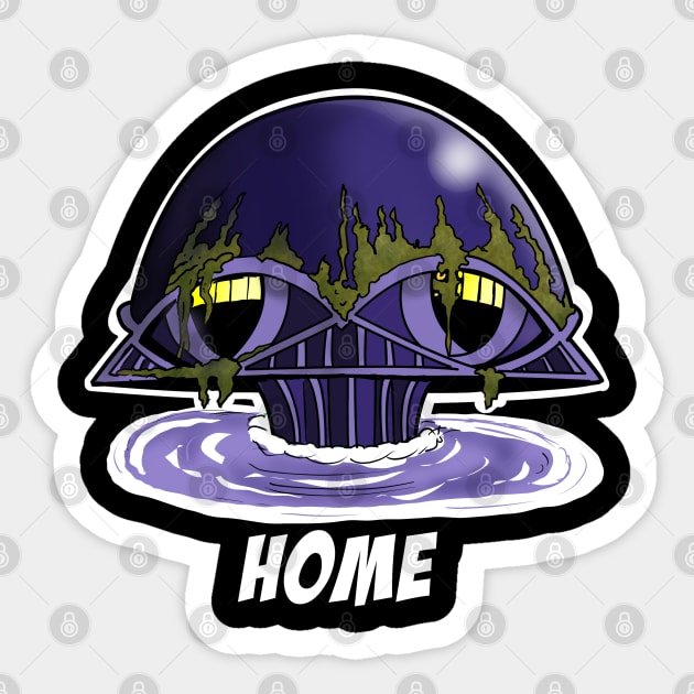 Home for the Holidays Sticker by frankriggart